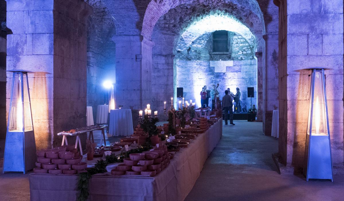 Cellars of Diocletian's palace in Split