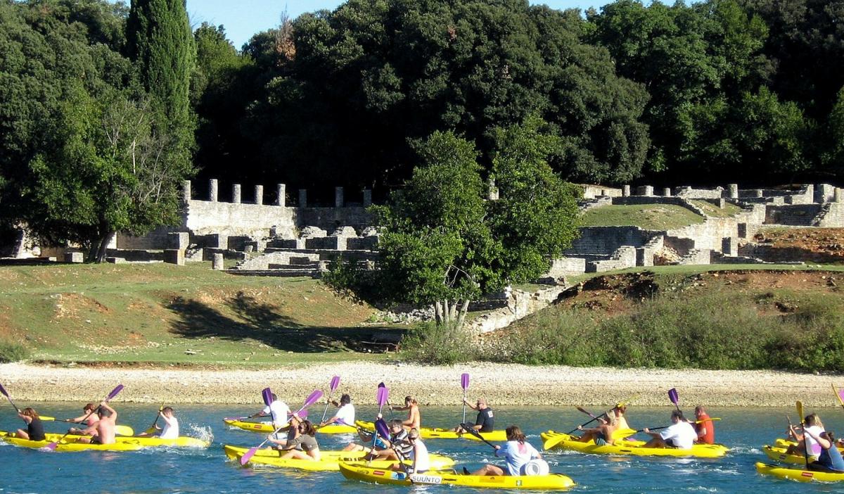 Sea kayaking in Istria